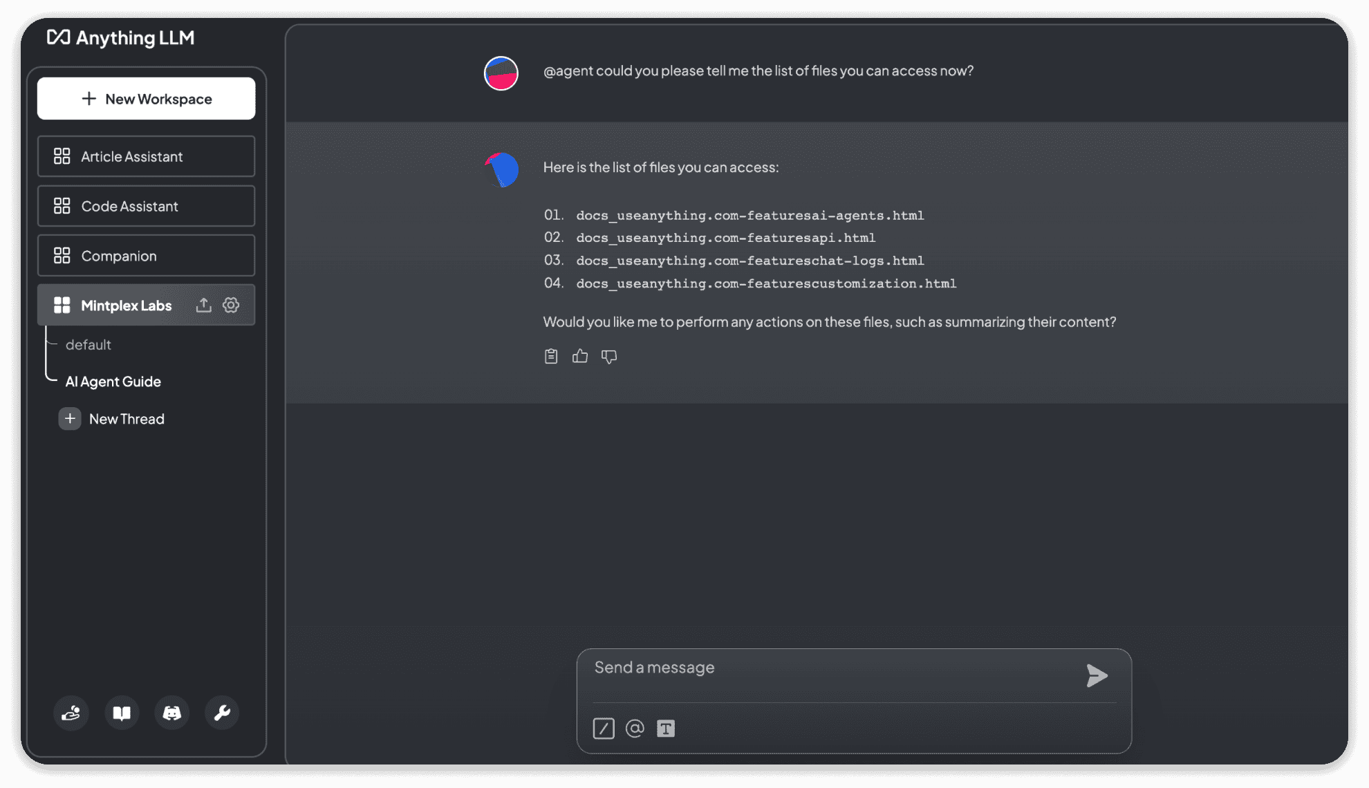 Ai agent usage anythingllm