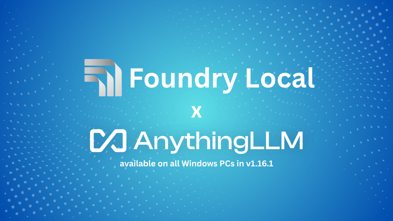 AnythingLLM FoundryLocal Integration